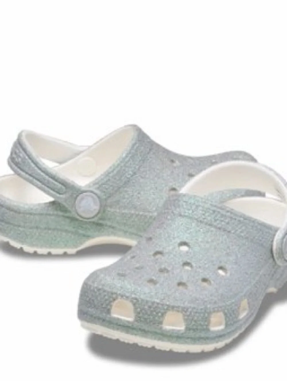 CROCS sparkling silver
